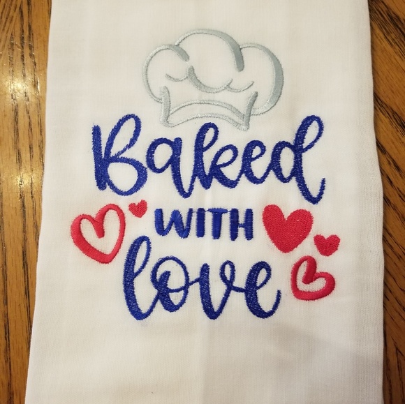 Embroidered Flour Sack Towel - Picture 1 of 1